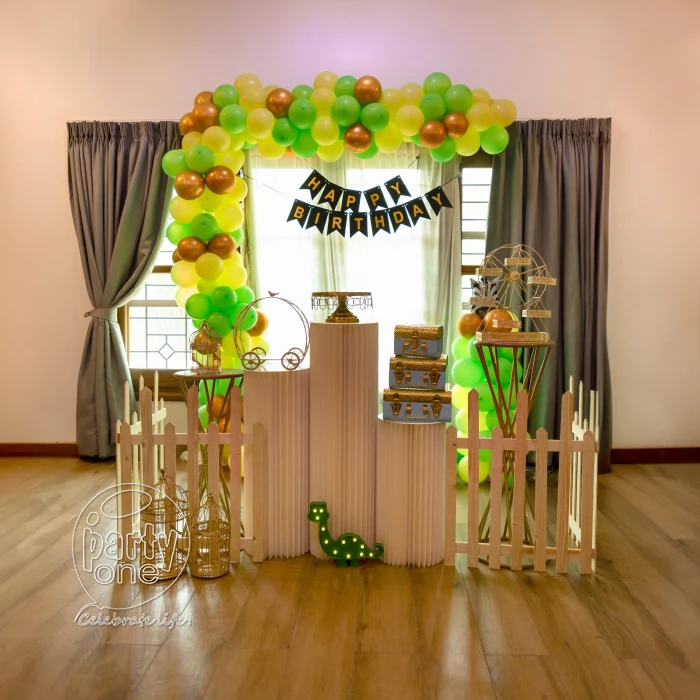 birthday Green Balloon Happy Birthday Decor